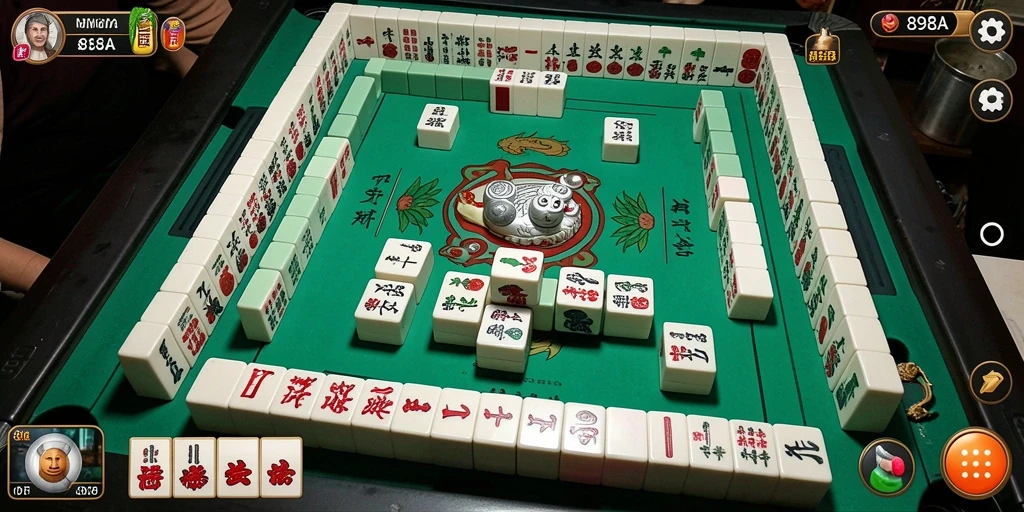 Tampilan gameplay Mahjong yang menarik dan menantang di 898A.