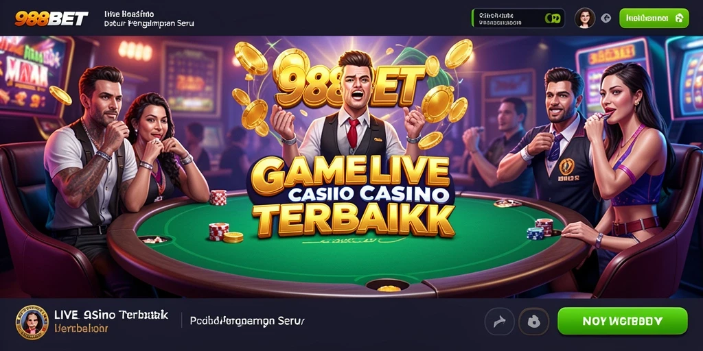 Tangkapan layar utama dari gameplay Live Casino yang mendebarkan.