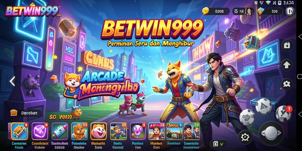 Tampilan gameplay seru dari BETWIN999 dalam aksi penuh warna.