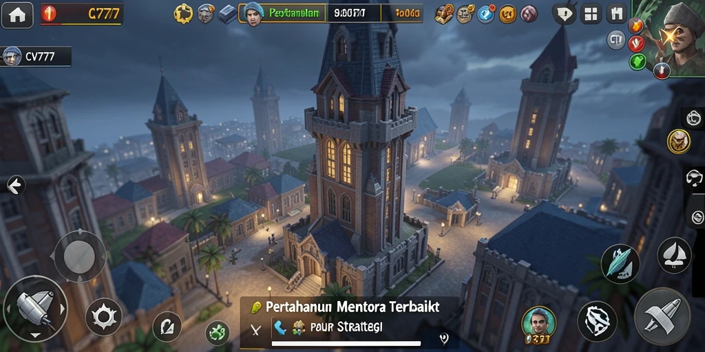 Menampilkan gameplay seru dan menegangkan dalam Tower Defense.