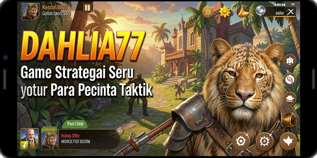 Tangkapan layar gameplay DAHLIA77 dengan aksi strategi intens.