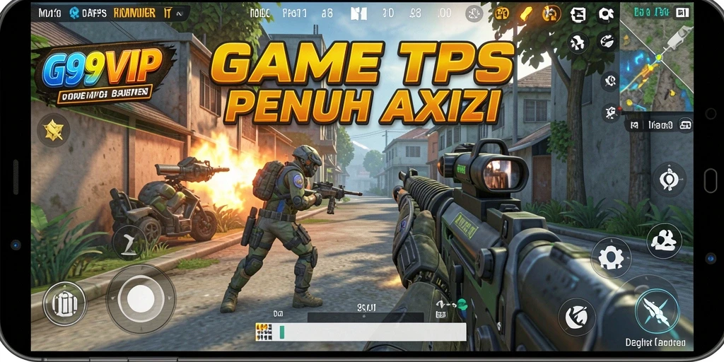 Gameplay G9VIP yang mendebarkan dalam aksi TPS.