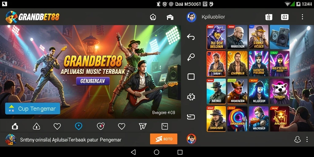 Tampilan gameplay musik di GRANDBET88 yang menarik dan interaktif.