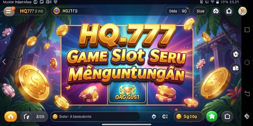 Gameplay menarik di HQ777 dengan berbagai tema Slot.