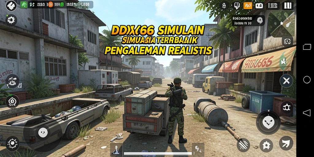 Tampilan gameplay menarik dari IDX66 dengan pengalaman simulasi yang realistis.