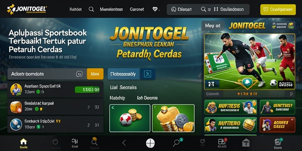 Screenshot utama JONITOGEL menampilkan pengalaman taruhan yang menarik dan interaktif.