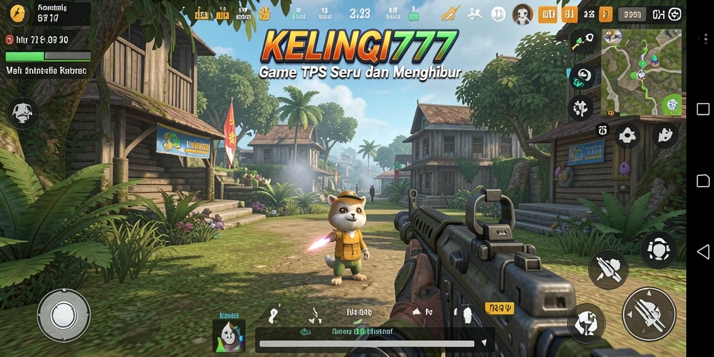 Tampilan dinamis gameplay TPS KELINCI777 yang memikat.