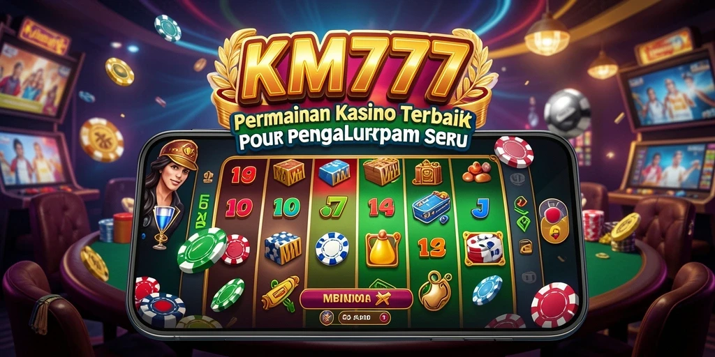 Screenshot gameplay KM777 menampilkan suasana Kasino yang seru.