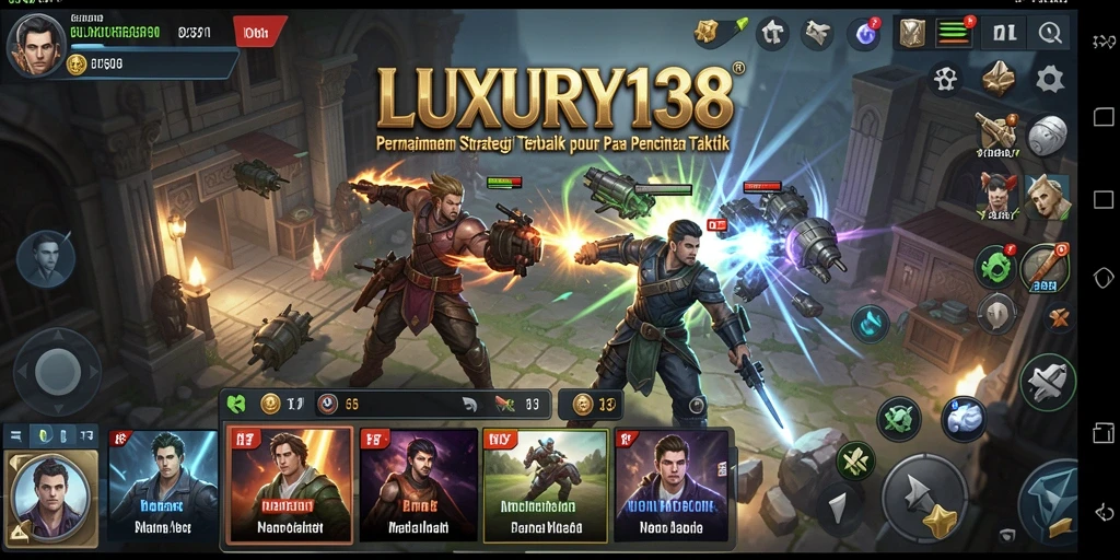 Tampilan gameplay yang menegangkan dan strategis dari LUXURY138.