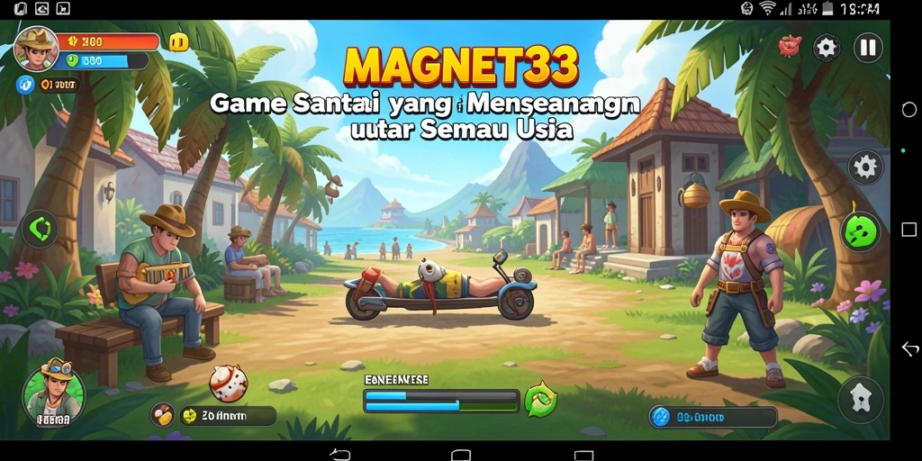 Screenshot gameplay <strong>MAGNET33</strong> yang menarik dan penuh warna.