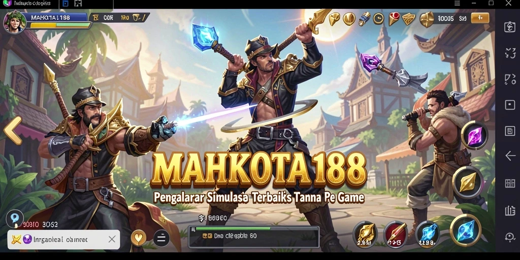 Tangkapan layar utama MAHKOTA188 menampilkan pengalaman simulasi yang mendesak.