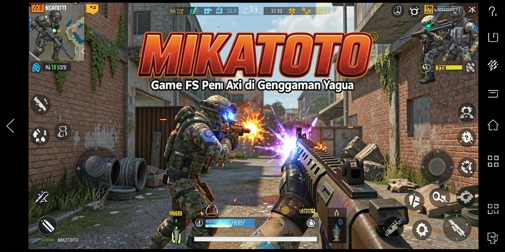 Gameplay seru MIKATOTO dalam aksi FPS yang menegangkan.