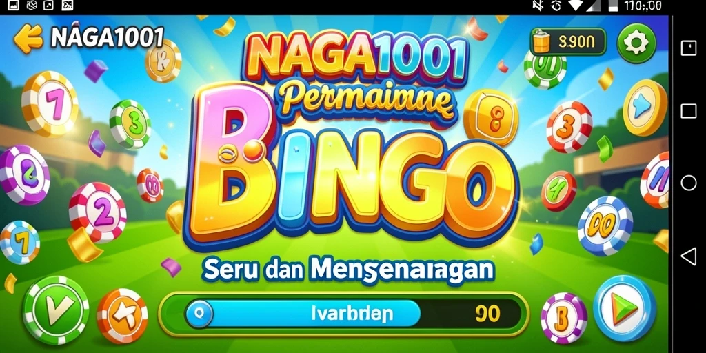 Tampilan permainan Bingo yang seru dan menarik di NAGA1001.