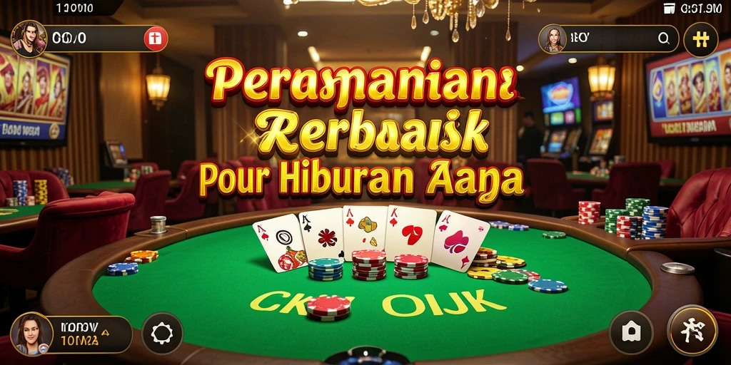 Tampilan gameplay Kasino yang memukau di aplikasi OKJK.