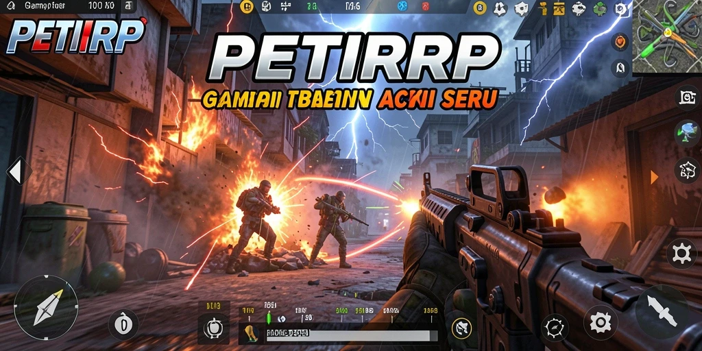 Screenshot PETIRRP menampilkan aksi seru dalam gameplay TPS yang mendebarkan.