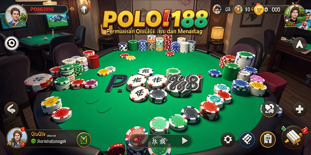 Tampilan screenshot permainan QiuQiu yang menegangkan dan seru.
