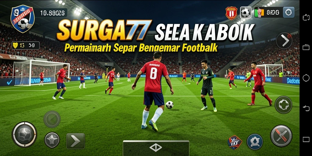 Tampilan gameplay yang menegangkan dan seru dalam SURGA77.