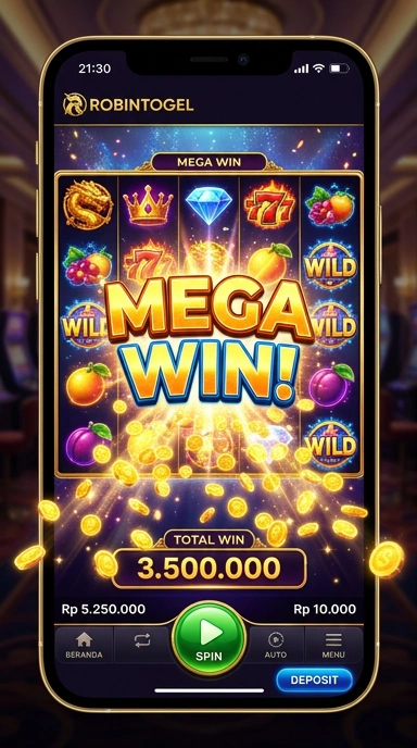 Proses pengunduhan aplikasi robintogel yang cepat dan aman.